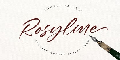 Rosyline Font Poster 1