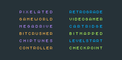 Monopix Font Poster 6