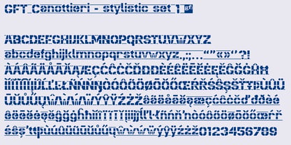 GFT Canottieri Font Poster 4