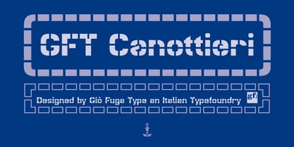 GFT Canottieri Font Poster 1