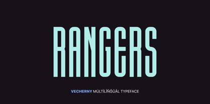 Vecherny Font Poster 9