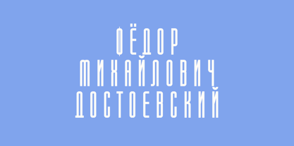 Vecherny Font Poster 10