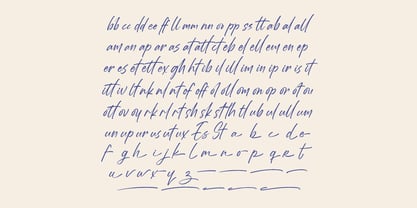 Estone Dreamwell Font Poster 14