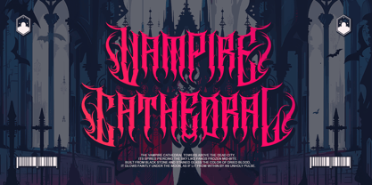 Cathedrave Font Poster 4
