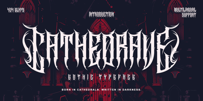 Cathedrave Font Poster 1