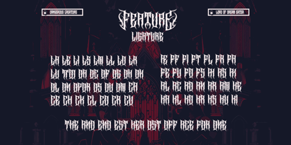 Cathedrave Font Poster 13