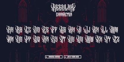 Cathedrave Font Poster 10