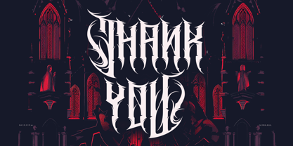 Cathedrave Font Poster 15