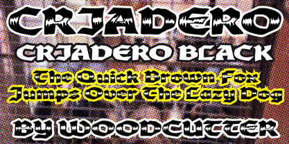 Criadero Font Poster 2