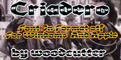 Criadero Font Poster 3