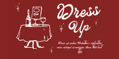 Velouria  Romance Font Poster 5