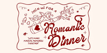 Velouria  Romance Font Poster 3