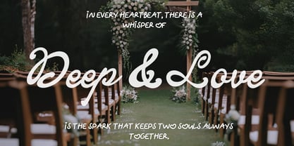 Velouria  Romance Font Poster 2