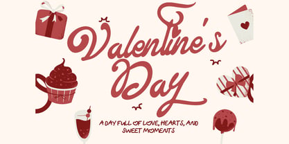 Velouria  Romance Font Poster 4