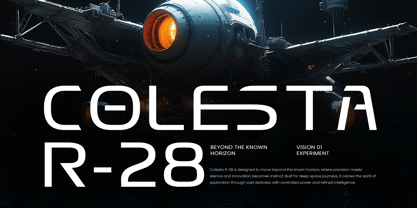 Hyperstellar Font Poster 2