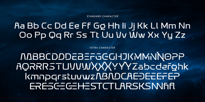 Hyperstellar Font Poster 13