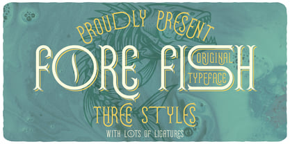 Fore Fish Font Poster 1