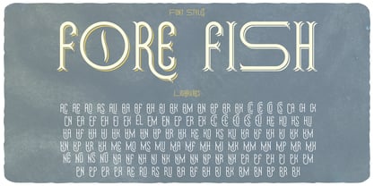 Fore Fish Font Poster 5