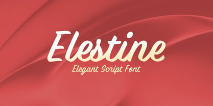 Elestine Font Poster 1