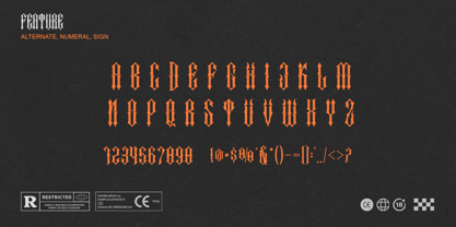 Crucifer Font Poster 13