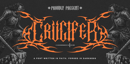 Crucifer Font Poster 1