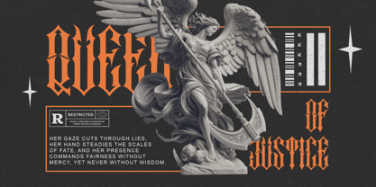 Crucifer Font Poster 2