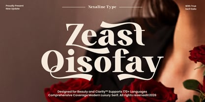 NL Zeist Qisofay Font Poster 1
