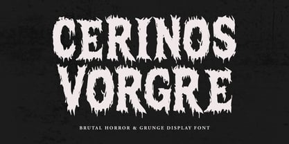 MC Cerinos Vorgre Font Poster 1