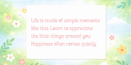 Dainty Hearts Font Poster 2
