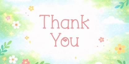 Dainty Hearts Font Poster 5