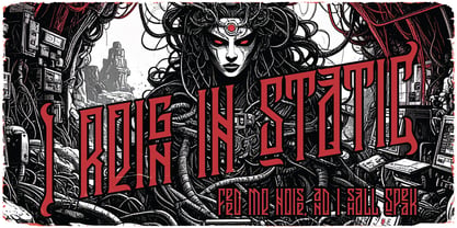 Chaoseum Font Poster 4