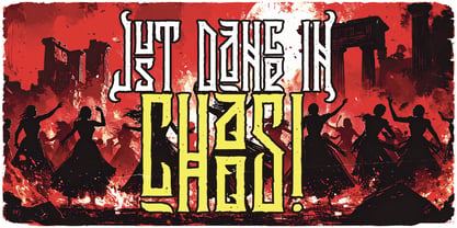 Chaoseum Font Poster 6