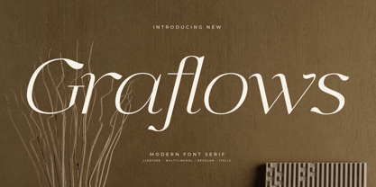 Graflows Font Poster 1