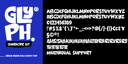 Greedy Louding Font Poster 9