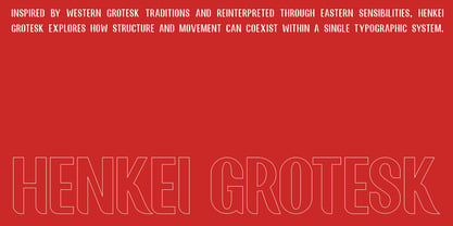 Henkei Grotesk Font Poster 2