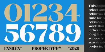 Fanilex Font Poster 8