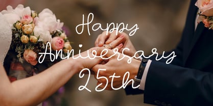 Simple Wedding Font Poster 4
