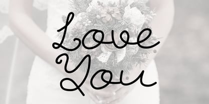 Simple Wedding Font Poster 3