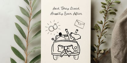 Simple Wedding Font Poster 5