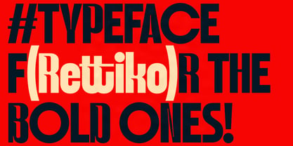 SLTF Rettiko Font Poster 1