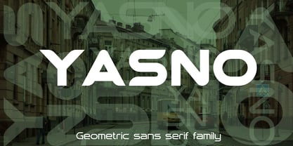 Yasno Font Poster 1