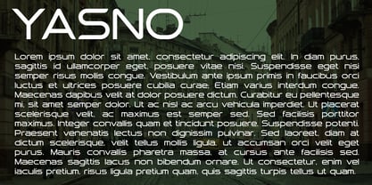 Yasno Font Poster 6