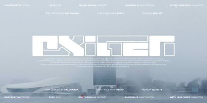 Resio Font Poster 5