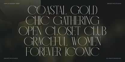 Anora Carmeo Font Poster 3