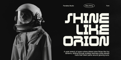 Stary Bring Font Poster 5
