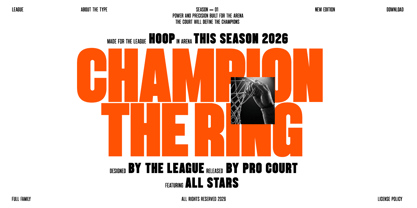 Bounder Font Poster 2