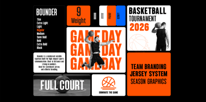 Bounder Font Poster 4