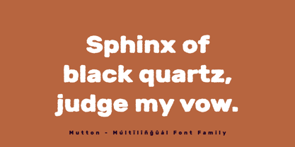 Mutton Font Poster 7