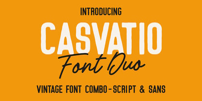 MC Casvatio Duo Font Poster 1