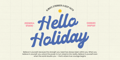 Dunkies Font Poster 6